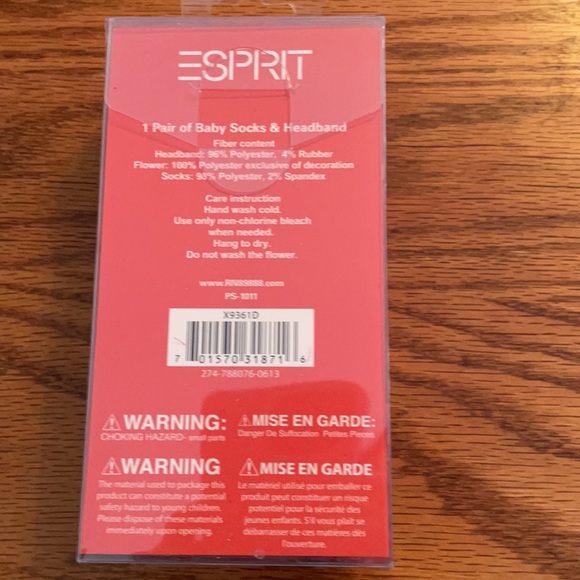 NWT Esprit Baby Socks and Headband - Picture 2 of 3